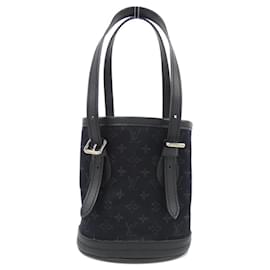 Borsa Louis Vuitton Monogram Satin Little Bucket