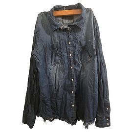 Camicia in denim John Richmond con logo