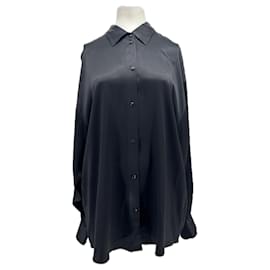 Camicia in raso nera - DMN
