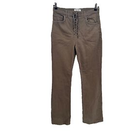 Vaqueros Reformation marrones de algodón talla 31