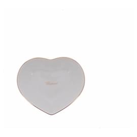 Chopard Herzförmige Schale Weiß