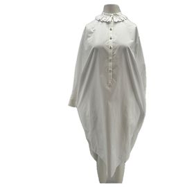 Patricia Blanchet Abito Lungo Bianco Prune Gold Schmidt