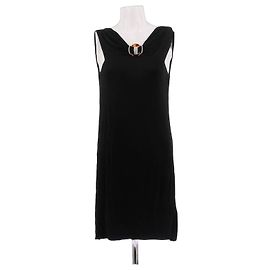 Vestido preto de viscose Gucci By Tom Ford M