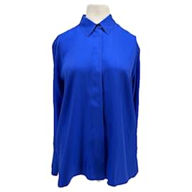 Camicia di seta blu - DMN