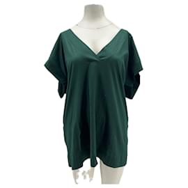 Camiseta larga verde Eres