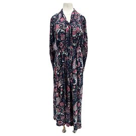 Vestido floral de seda Isabel Marant Talla 38