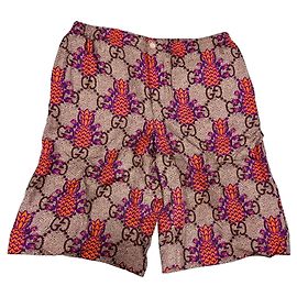 Pantaloncini Gucci Monogramma GG con Ananas