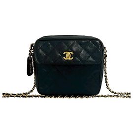 Borsa a tracolla Chanel Vintage Matelassé Coco Mark