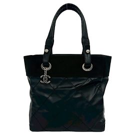 Chanel Paris Biarritz PM Leather Tote Bag