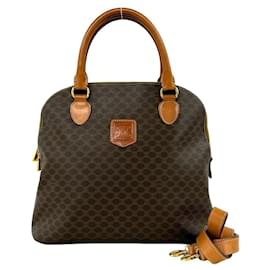 Borsa a mano in pelle Celine Macadam Blazon Triomphe Pattern - Céline