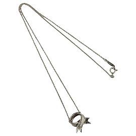 Tiffany & Co Tiffany Vintage Cross Ribbon Halskette