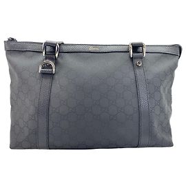 Gucci Tote Bag aus schwarzem Nylon