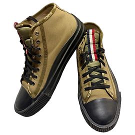Moncler Sneakers High-Top Tela Khaki