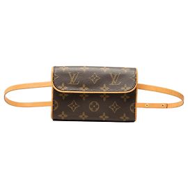 Pochette Florentine Louis Vuitton Marron Monogram