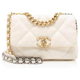 Chanel Lambskin 19 Medium Flap Schultertasche