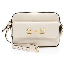 Borsa a tracolla piccola Gucci Glazed Calfskin Horsebit 1955