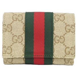 Portacarte da affari Dark Brown e Sand Gucci