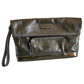 Pochette Longchamp in pelle verniciata