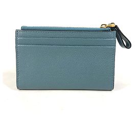 Valentino Leder-Bifold-Geldbörse in Blau