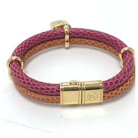 Bracciale charm in pelle Louis Vuitton Keep It Twice