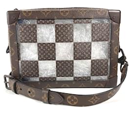 Louis Vuitton Monogram Chess Soft Trunk Pochette Clutch Bag