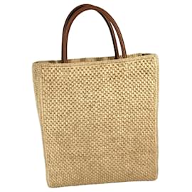 Loewe Raffia Schultertasche