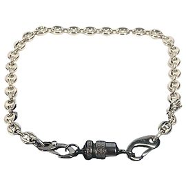 Collana a catena in argento da uomo Christian Dior