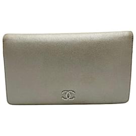 Chanel CC Leder Bifold-Brieftasche mittel