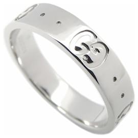 GUCCI Icon Band Ring aus 18K Weißgold - Gucci