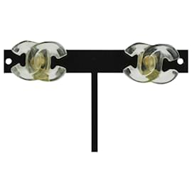 Orecchini Chanel Coco Mark Turnlock in Plastica