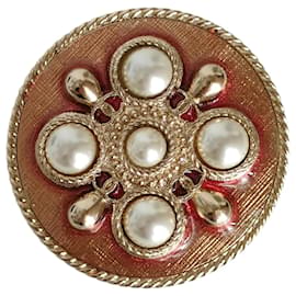 CHANEL B17P Spilla con Motivo di Perle - Chanel