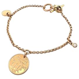 Bracelet Charm Hermes K18PG Ex-Libris - Hermès
