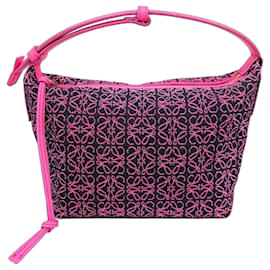 Borsa a tracolla Loewe Cubie Anagram Jacquard