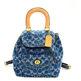Zaino Coach Signature Denim Rear