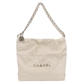 Borsa a tracolla Chanel 22 Chain Coco Mark in pelle