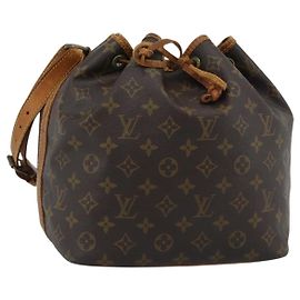 LOUIS VUITTON Monogram Petit Noe Shoulder Bag M42226 LV Auth 191632