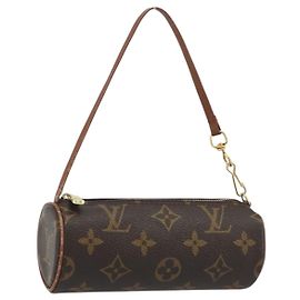 LOUIS VUITTON Pouch Monogram Papillon LV Auth 190671