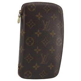 LOUIS VUITTON Monogram Agenda Jeode Travel Case M62950 LV Auth 190029