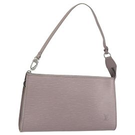 LOUIS VUITTON Epi Pochette Accessoires Bolso de Accesorios Lila M52982 Auth 189213V
