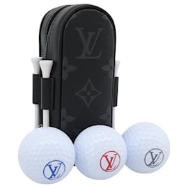LOUIS VUITTON Monogram Eclipse Set golf Andrews Golf Ball GI0344 LV Auth 191545M - Louis Vuitton