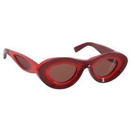 BOTTEGA VENETA Sonnenbrille aus Kunststoff Rot Auth 190515M