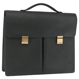 LOUIS VUITTON Taiga Serviette Kazan Business Bag Epicea M30804 LV Auth bs36014