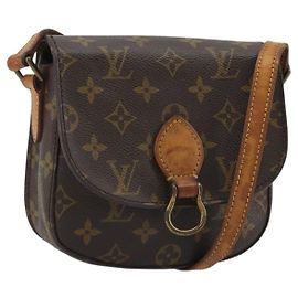 LOUIS VUITTON Monogram Saint Cloud PM Shoulder Bag M51244 LV Auth ar14024