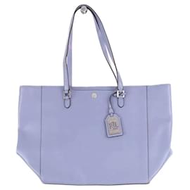 Borsa a spalla Ralph Lauren in pelle blu