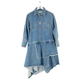 Abito in cotone blu JW Anderson