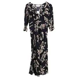 Vestido negro de viscosa Ba&Sh