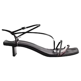 Pierre Hardy Sandalen aus schwarzem Leder