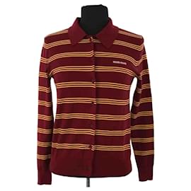 Bordeauxfarbener Cardigan - Miu Miu