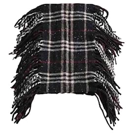 Sciarpa Burberry in lana nera