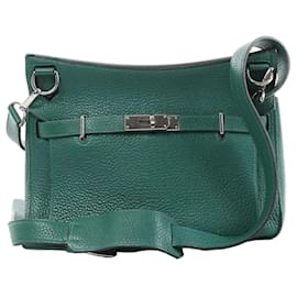 Hermès Borsa a tracolla Hermes Jypsiere 28 Taurillon Clémence Verde Q 2013